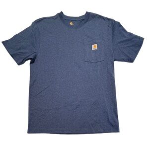 Carharrt Men’s Tee Shirt, Blue, Size M, Workwear